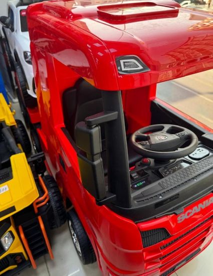 صورة شاحنة سحب سكينيا كهربائية للأطفال ببطارية